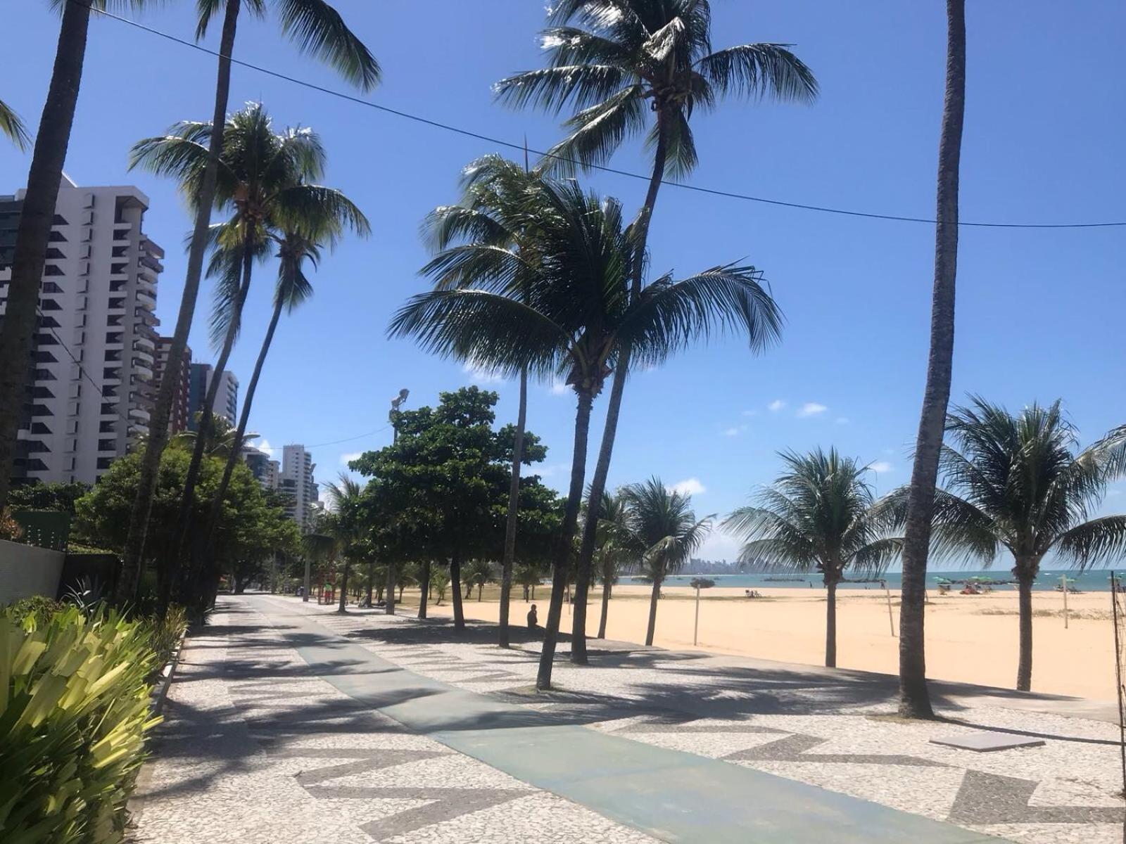 Apto 3 Quartos Pe Na Areia Prox De เฮซิเฟ ภายนอก รูปภาพ